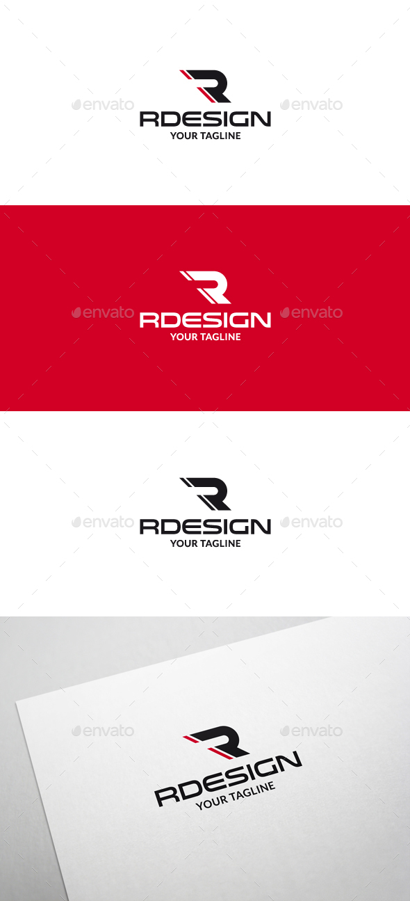 Rdesign R Letter Logo V2