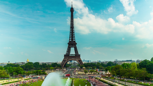 The Eiffel Tower In Paris