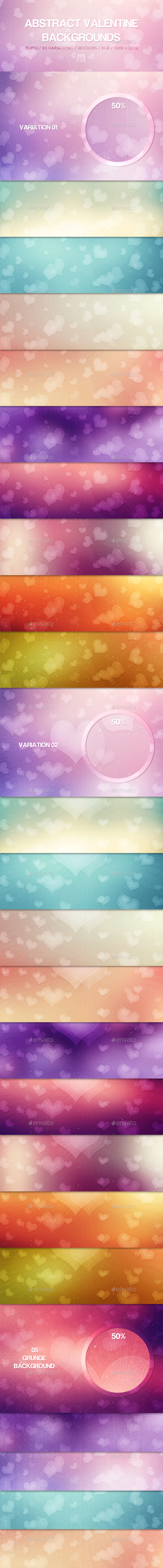 25 Abstract Valentine Backgrounds