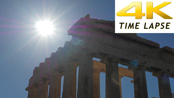 Travel View of Acropolis in Athens, Greece