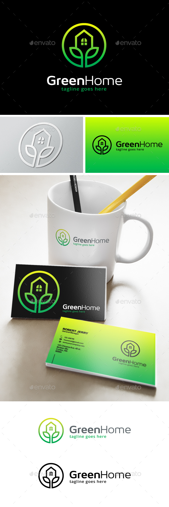 Green Home Residence Logo