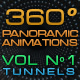 360º Panoramic Animations Vol 1 - "Tunnels" - VideoHive Item for Sale