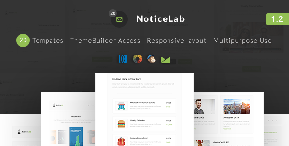NoticeLab - Email Notification Templates + Builder