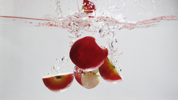 Apples Fall into Water