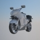 Low Poly Sports Bike - 3DOcean Item for Sale