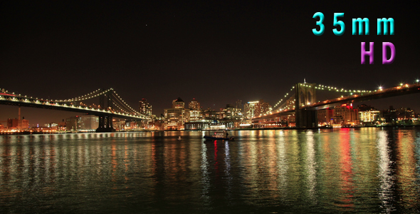 Brooklyn and Manhattan Bridge New York City