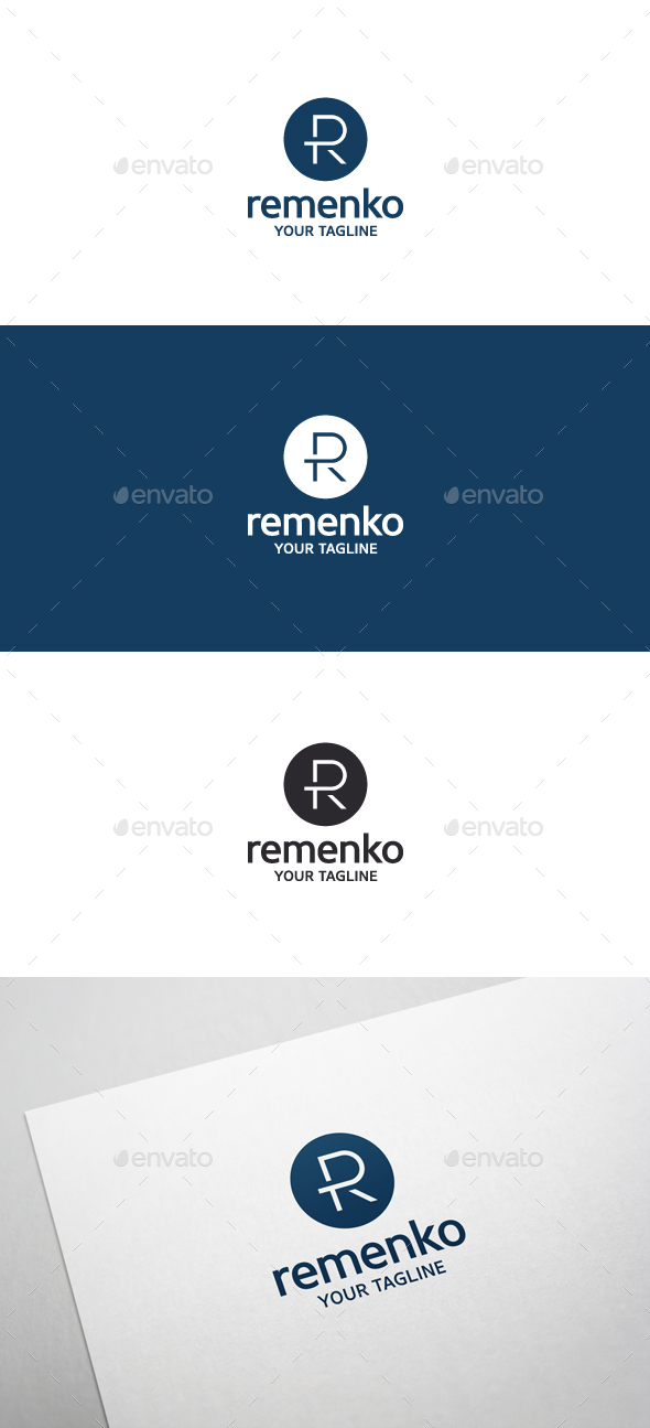 Remenko R Letter Logo