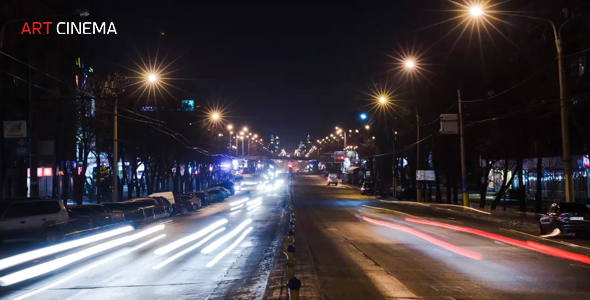 Night City Traffic - Zaporozhye