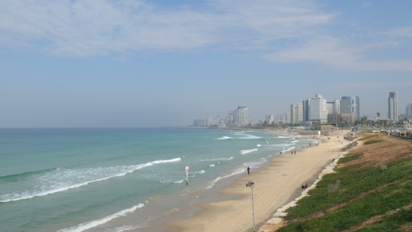 Mediterranean Sea, Israel, Tel Aviv