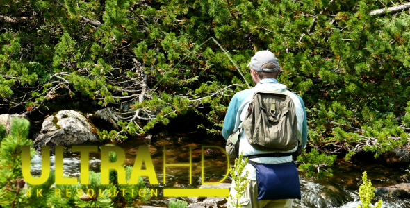 Fisherman in the Mountains 1