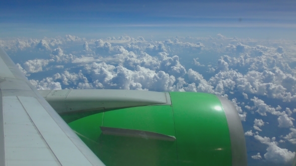 Aerial Cumulus Cloudscape