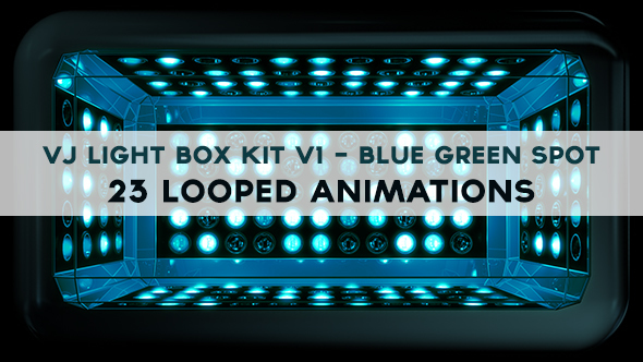 Vj Light Box Kit V1 - Blue Green Spot Pack