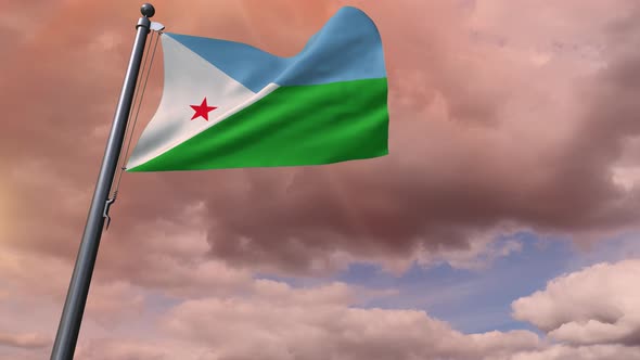 Djibouti Flag 4K