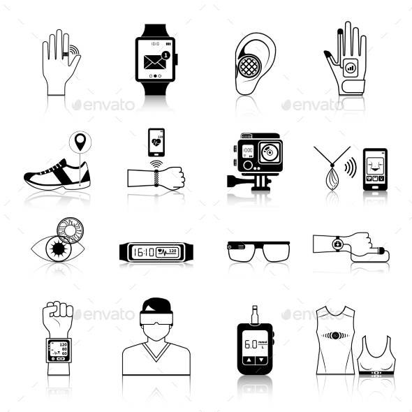 Gadgets And Devices Icons Set