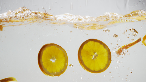 Orange Slices in Water