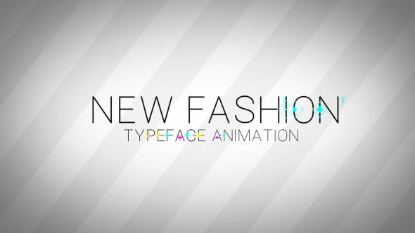 New Fashion Animated Typeface alt