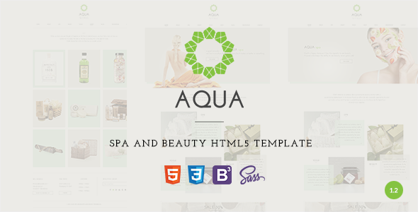 Aqua - Spa i Beauty Szablon HTML5