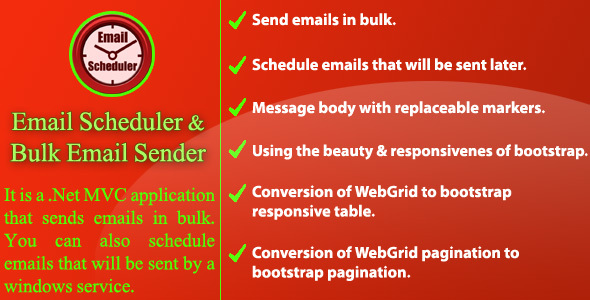 Email Scheduler and Bulk Email Sender