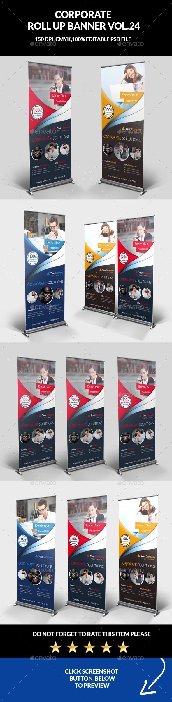 Roll Up And Roll Up Banner Stationery And Design Templates Page 6