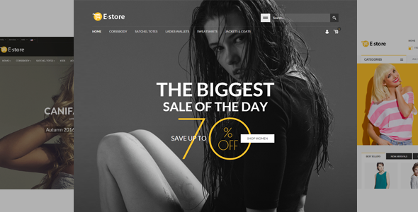 E-Store - Responsive HTML Template