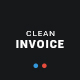 Clean Invoice Template - GraphicRiver Item for Sale