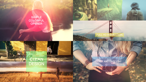 Simple Colorful Opener alt