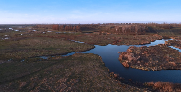 Village With a Bird's-eye view in Autumn 2