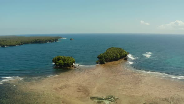 Tropical Islands in the Ocean