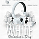 White Valentine Day Flyer Template - GraphicRiver Item for Sale