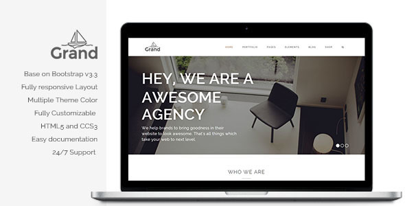 Grand – Creative Responsive Multipurpose Template