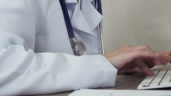 The Doctor Works At The Computer alt