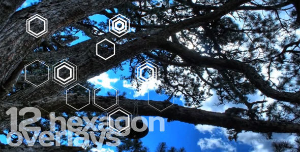 Hexagon overlays pack