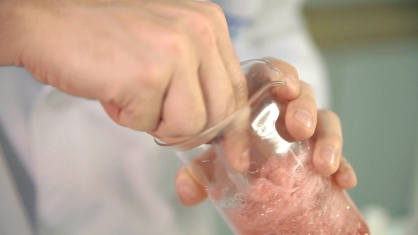 The Laboratorian Is Checking The Quality Of Soap Base