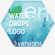 Water Drops Logo Reveal - VideoHive Item for Sale