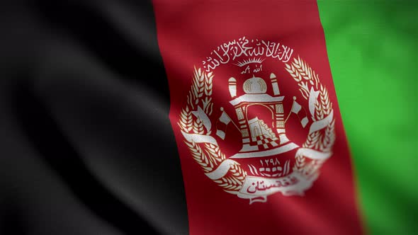 Afghanistan Flag Angle