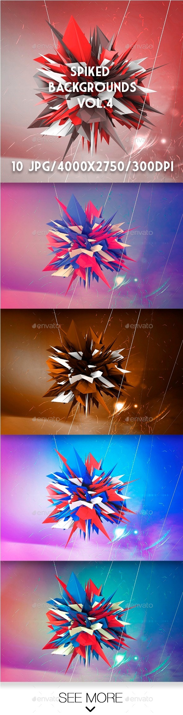 Spiked Backgrounds Vol.4