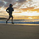 Running Along the Beach at Sunrise 2 - VideoHive Item for Sale