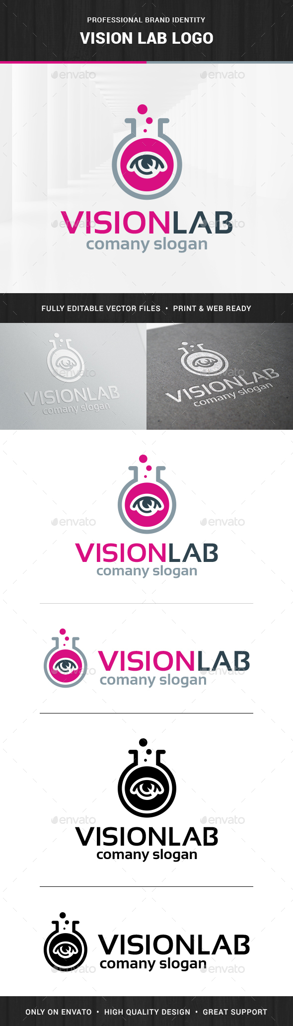 Vision Lab Logo Template