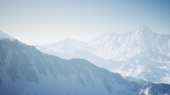 Alps Mountains From the Air