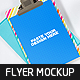 Realistic Flyer Mockup v.2 - GraphicRiver Item for Sale