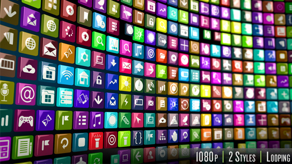 Endless Smart Phone Apps Icons