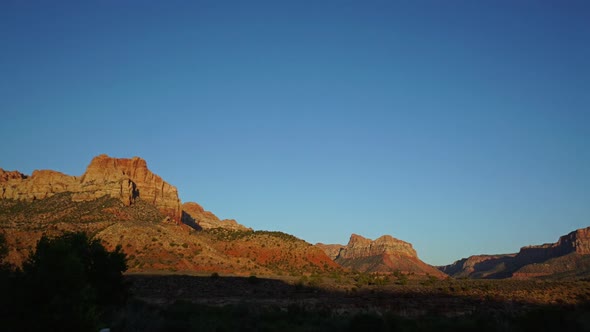 Evening Time Lapse In Zion National Park 3