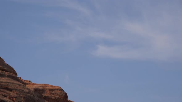 Left Pan Of A Rock Formation In Arches National Park