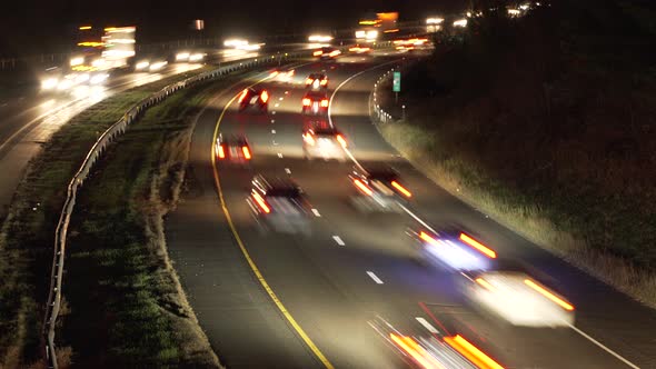 Cars And Trucks On A Highway 6