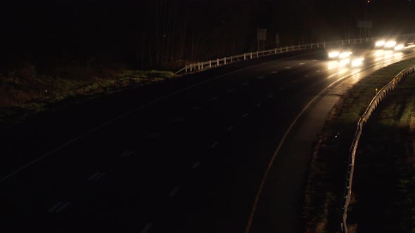 Cars And Trucks On A Highway 7