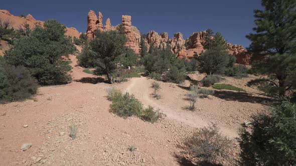 Crane Shot In Or Near Bryce Canyon National Park 2