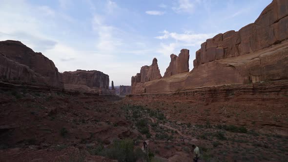 Evening Time Lapse In Arches National Park 2