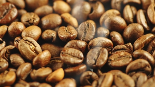 Background Of The Roasted Coffee Beans