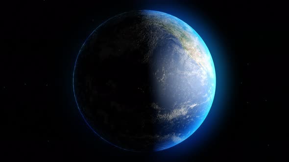 Rotation Earth 4k