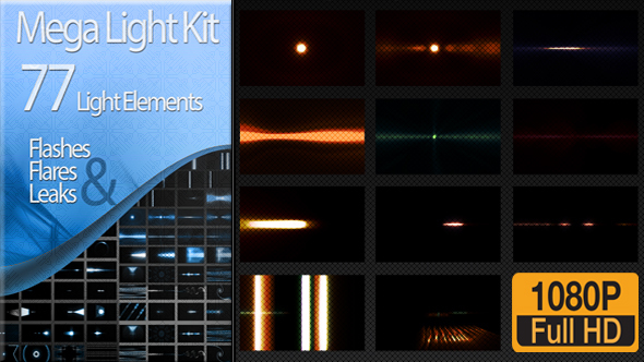 Editor's Mega Light Kit - 77 Light Elements